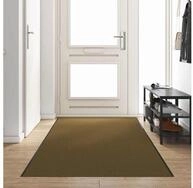 vidaXL Fu&szlig;matte 120 x 350 cm Fu&szlig;matte waschbar Braun 120x350 cm, Rechteck,...