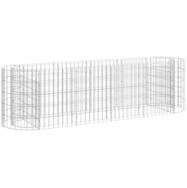 vidaXL Hochbeet vidaXL Gabionen-Hochbeet Verzinktes Eisen 190x50x50 cm