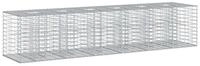 vidaXL Gartenzaun Gabionen-Hochbeet 2 stk. 260 x 60 x 55 cm Verzinkter Stahl,...