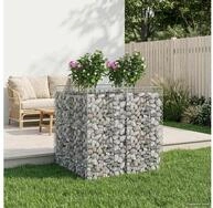vidaXL Zaun vidaXL Gabionen-Hochbeet 2 stk. 100 x 100 x 100 cm Verzinkter Stahl