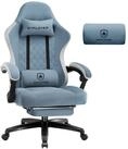 GTPLAYER Gaming-Stuhl Gaming Stuhl Stoff, Gaming Sessel mit Taschenfederkissen,