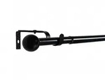 Deco-Raum Gardinenstange Flexa Stilgarnitur Set ausziehbar, &Oslash; 19 mm, 1-l&auml;ufig,