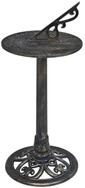 vidaXL Vogeltr&auml;nke 355 x 355 x 82 cm Sonnenuhr Bronze 35,5x82 cm Kunststoff