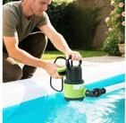 Outsunny Gartenpumpe Schmutzwassertauchpumpe mit Schwimmerschalter F&ouml;rderh&ouml;he...
