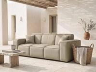 WFL GROUP Gartensofa Lorento Outdoor Lounge freistehender Sofa mit Armlehnen...