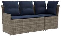 vidaXL Sofaelement 2 stk. Gartenarmsessel mit Ecksofa PE-Rattan (2 St)