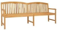 vidaXL Sitzbank vidaXL Handgefertigte Rosenbank 228 x 60 x 90 cm Massivholz Teak