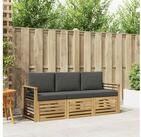 vidaXL Gartenlounge-Set vidaXL Sofagarnituren Massivholz Akazie