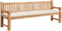 CLP Gartenbank Daxon (Set, Kombi), aus Teakholz, inklusive Sitzkissen