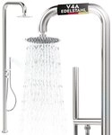 LAWA Living and Lifestyle Gartendusche V4A Edelstahl Warmwasserdusche /
