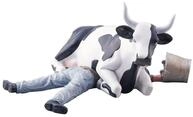CowParade Tierfigur Ni Mu - Cow Sitting on Man - Cowparade Kuh Medium