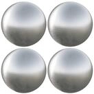 vidaXL H&auml;ngedekoration Geb&uuml;rsteter Ball 4 stk. &Oslash; 10 cm Silber Edelstahl 201...