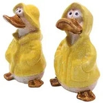 Dekohelden24 Dekofigur Enten in verschiedenen Gr&ouml;&szlig;en (2 St), wetterfest,