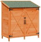 vidaXL Gartenhaus Gartenschuppen Braun 106 x 56 x 113,5 cm Massivholz aus Fichte
