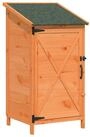 vidaXL Gartenhaus Gartenschuppen Braun 59,5 x 56 x 113,5 cm Massivholz aus...