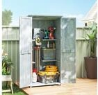 Outsunny Garten-Ger&auml;teschrank Gartenschrank Holz Outdoor wetterfest mit...