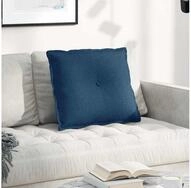 vidaXL R&uuml;ckenkissen R&uuml;ckenkissen Blau 60 x 19 x 50 cm Stoff, 1-tlg.