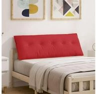 vidaXL R&uuml;ckenkissen R&uuml;ckenkissen Rot 140 x 19 x 50 cm Stoff, 1-tlg.