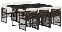 LuxusKollektion Garten-Essgruppe Essgruppe Garten 7Tlg Tisch 6 St&uuml;hle Poly...