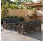 vidaXL Gartenlounge-Set vidaXL Gartensofa-set 7 stk. Grau und Dunkelgrau...