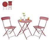 LuxusKollektion Balkonset Bistrotisch 3teilig St&uuml;hle Balkonm&ouml;bel Wetterfest...