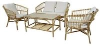 AXI Gartenlounge-Set Mary, (1 x Bank, 1 x Tisch, 2 x St&uuml;hle)