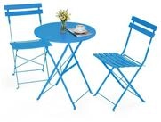 Avestar Bistrotisch Avestar 3-teiliges Bistro-Set klappbar E-beschichtet