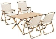 casa.pro Gartenlounge-Set, (5-tlg., 1 Tisch, 4 St&uuml;hle), &raquo;Botrugno&laquo;...