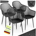 tillvex Gartentisch tillvex&reg; Movo Gartenst&uuml;hle mit Metallf&uuml;&szlig;en...