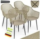 tillvex Gartentisch tillvex&reg; Movo Gartenst&uuml;hle mit Metallf&uuml;&szlig;en...