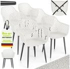 tillvex Gartentisch tillvex&reg; Movo Gartenst&uuml;hle mit Metallf&uuml;&szlig;en...