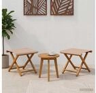 vidaXL Gartenliege vidaXL Liegestuhl 2 stk. Massives Eukalyptus Holz Taupe