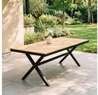 IDIMEX Gartentisch ISOLA, 180 x 100 cm mit Alu Gestell & Tischplatte in...