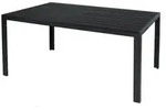 INDA-Exclusiv K&uuml;chentisch Gro&szlig;er Non-Wood Gartentisch 180x90cm aus Aluminium