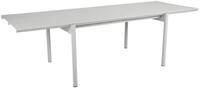 Natur24 Gartentisch B45 Esstisch 250 x 92 x 73 cm Aluminium Hellgrau