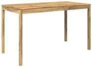 vidaXL Gartentisch Gartenbar-Tisch Wei&szlig; 180 x 88,5 x 105 cm Massivholz (1-St)