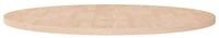 vidaXL Tischplatte 90 x 25 cm Runde Tischplatte &Oslash;90x2,5 cm Unbehandeltes...