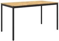vidaXL Gartentisch Gartenbar-Tisch Wei&szlig; und Schwarz 196 x 100,5 x 105 cm (1-St)