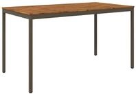 vidaXL Gartentisch Gartenbar-Tisch Natur und Kaffee 196 x 100,5 x 105 cm (1-St)