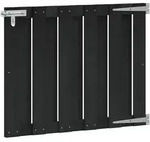 vidaXL Gartentor Gartentor 100 x 80 cm WPC und Aluminium Schwarz, Gartentor 100 x 80
