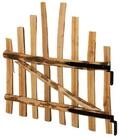 vidaXL Gartentor 100 x 90 cm Bogenzauntor 100x90 cm Impr&auml;gniertes Haselholz...
