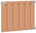 vidaXL Gartentor 100 x 80 cm Gartentor 100x80 cm WPC und Aluminium Braun