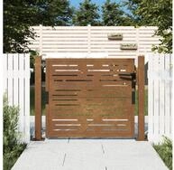 vidaXL Gartentor 100 x 75 cm Gartentor 105x80 cm Cortenstahl Quadratisches...