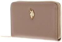 U.S. Polo Assn. Geldb&ouml;rse Zip Wallet beige