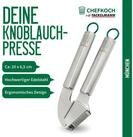 Chefkoch trifft Fackelmann Knoblauchpresse Knoblauchpresse aus Edelstahl &ndash;...