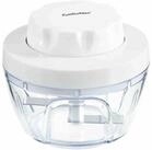 GastroMax Gem&uuml;seschneider Zwiebel-Chopper wei&szlig; mit transparentem Beh&auml;lter