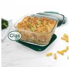 Genius Auflaufform Nicer Dicer Chef Glassch&uuml;ssel, backofengeeignet bis 250...