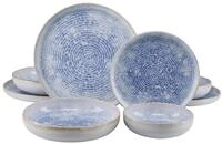 CreaTable Teller-Set Uno Mykonos gl&auml;nzend, Geschirr-Set, 8-tlg. (8-tlg), 2...