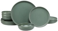 CreaTable Teller-Set Uno, Geschirr-Set, 12-tlg. (12-tlg), 4 Personen, Steinzeug,