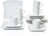 Retsch Arzberg Kaffeeservice Geschirr-Set, Service SANDY (18-tlg), 6 Personen,